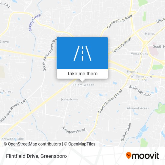 Flintfield Drive map