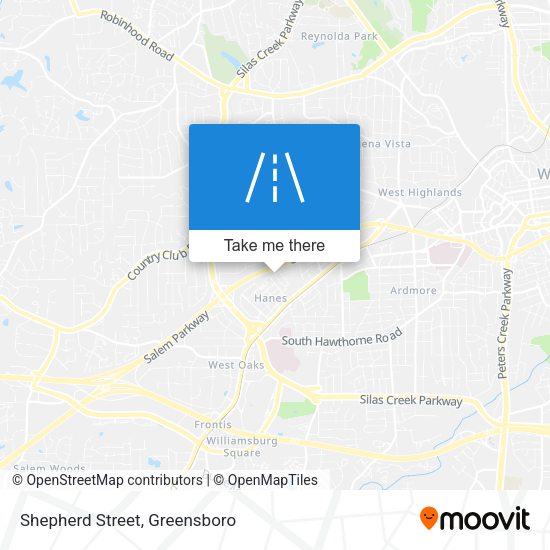 Mapa de Shepherd Street