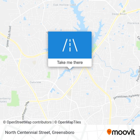 Mapa de North Centennial Street