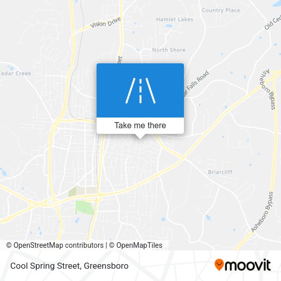 Cool Spring Street map