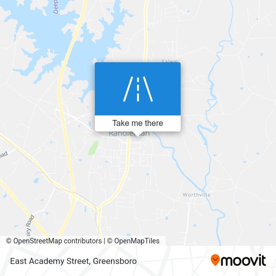 Mapa de East Academy Street