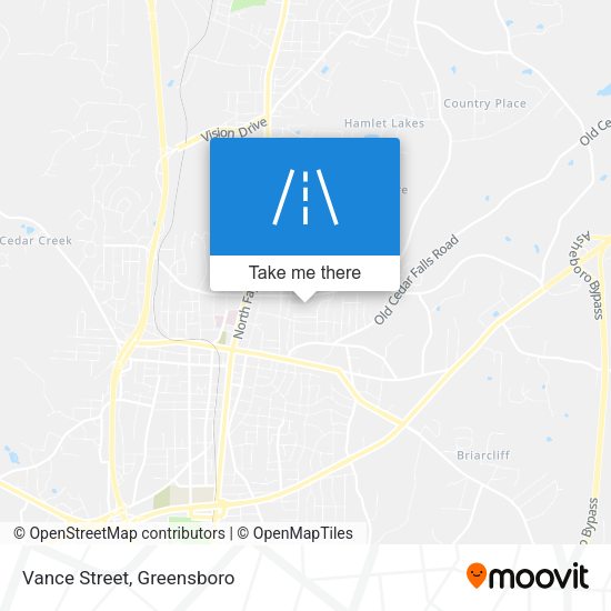 Mapa de Vance Street