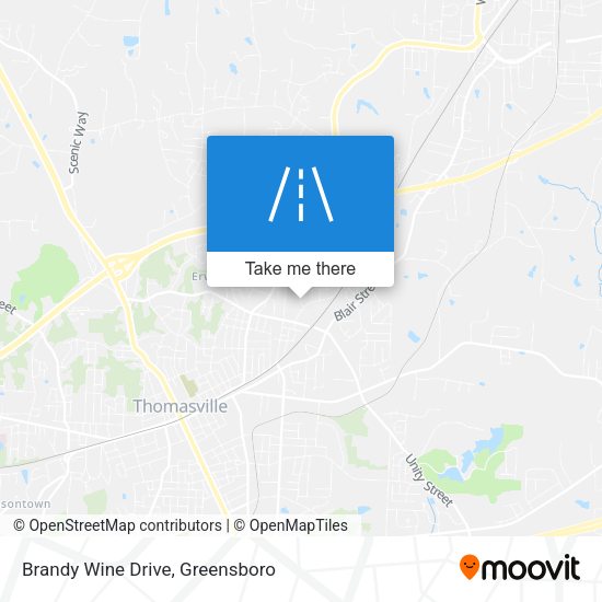Brandy Wine Drive map