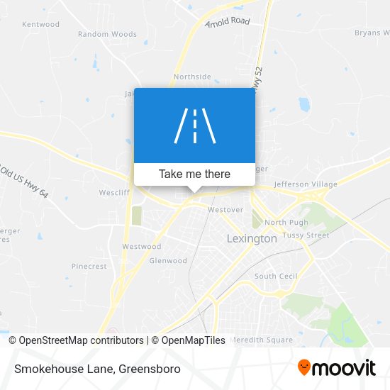 Smokehouse Lane map