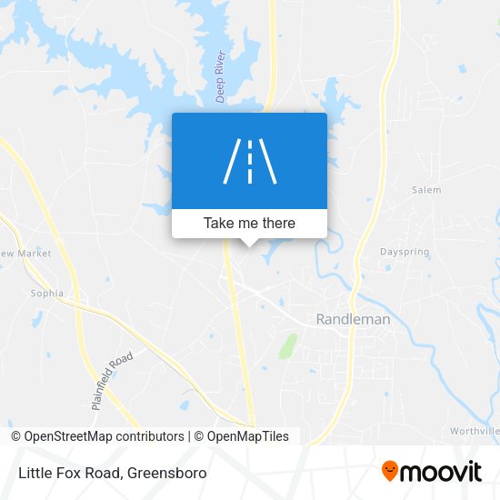 Little Fox Road map