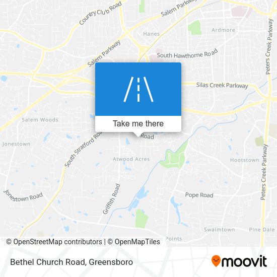 Bethel Church Road map