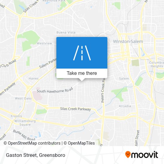 Mapa de Gaston Street