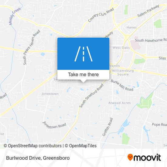 Mapa de Burlwood Drive