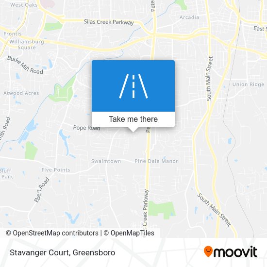 Stavanger Court map