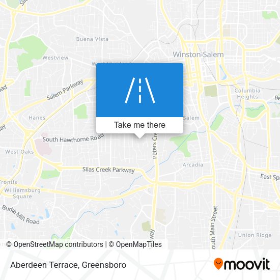 Aberdeen Terrace map