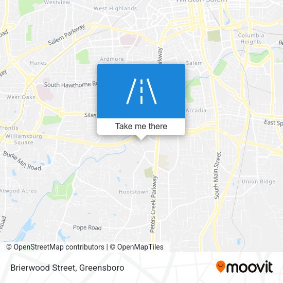 Brierwood Street map