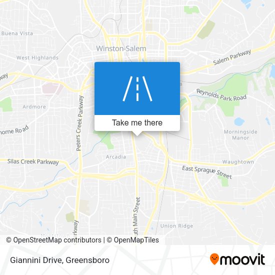 Giannini Drive map