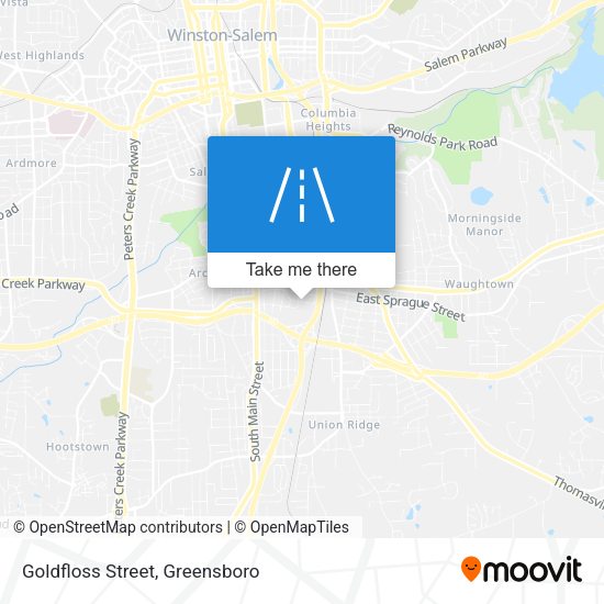 Mapa de Goldfloss Street