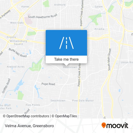 Mapa de Velma Avenue