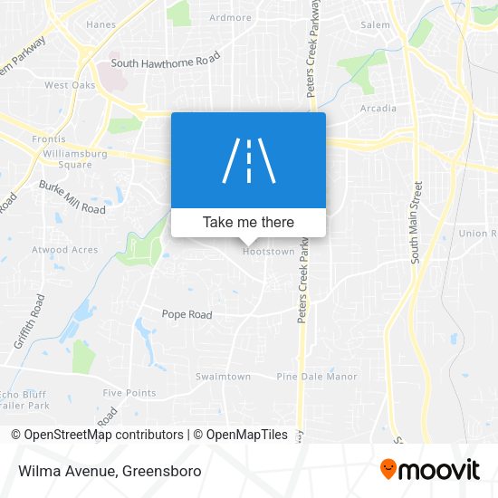 Mapa de Wilma Avenue