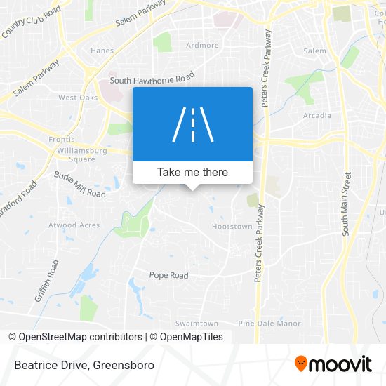 Mapa de Beatrice Drive