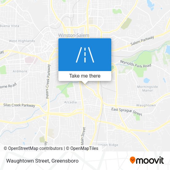 Waughtown Street map