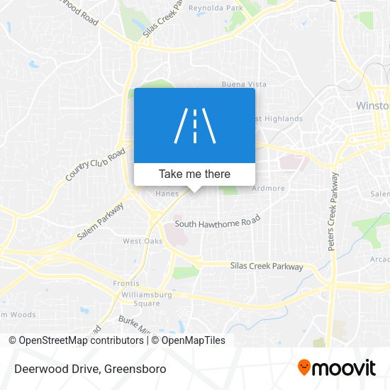 Mapa de Deerwood Drive
