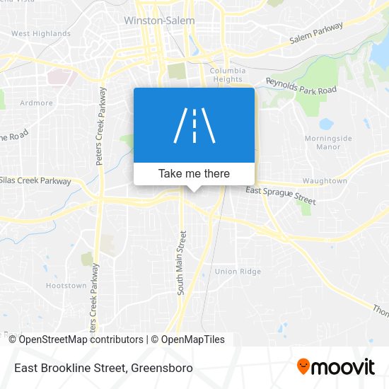 East Brookline Street map