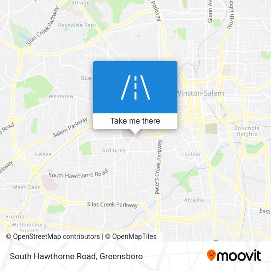 South Hawthorne Road map