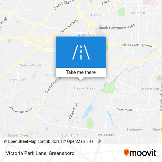 Mapa de Victoria Park Lane