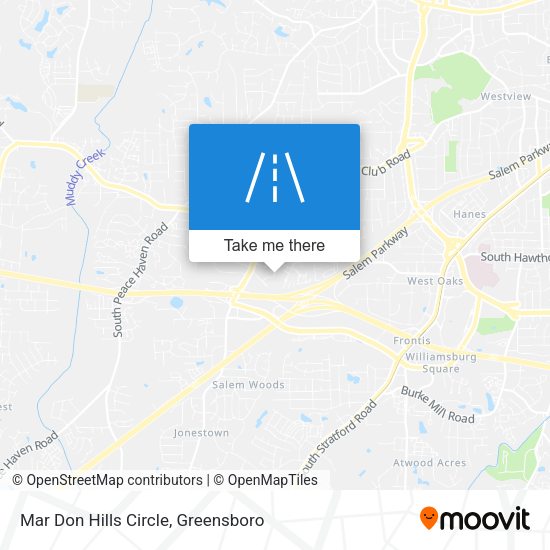 Mar Don Hills Circle map