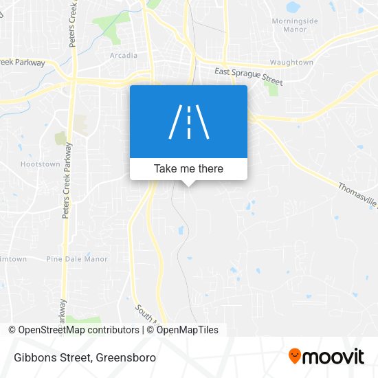 Gibbons Street map
