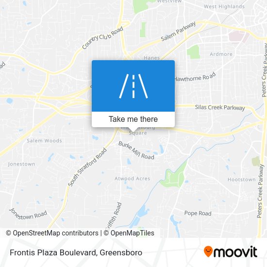 Mapa de Frontis Plaza Boulevard