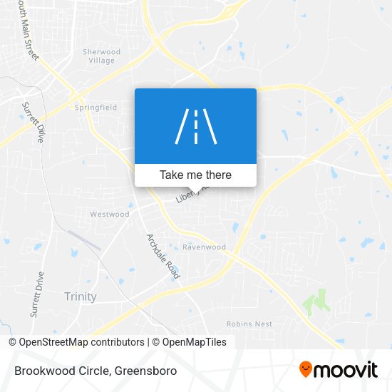 Mapa de Brookwood Circle