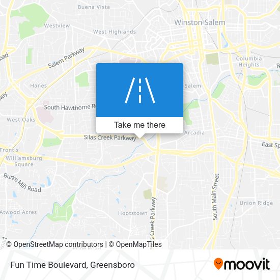 Mapa de Fun Time Boulevard
