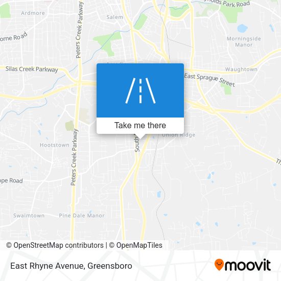 East Rhyne Avenue map