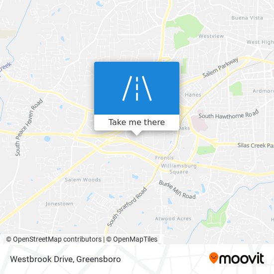 Westbrook Drive map