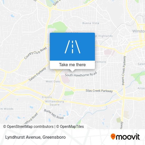 Mapa de Lyndhurst Avenue
