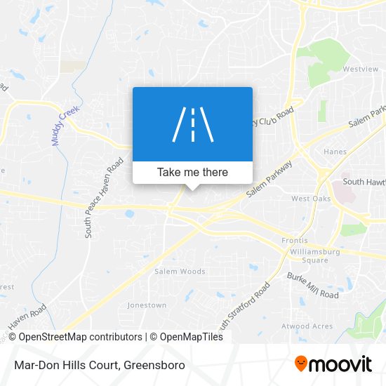 Mar-Don Hills Court map