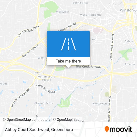 Mapa de Abbey Court Southwest