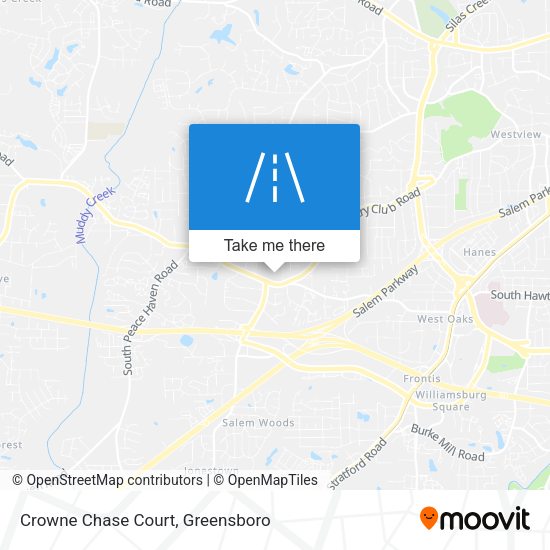 Crowne Chase Court map