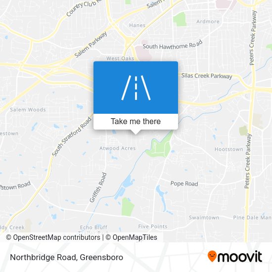 Mapa de Northbridge Road