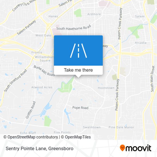 Mapa de Sentry Pointe Lane