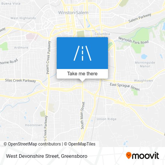 West Devonshire Street map