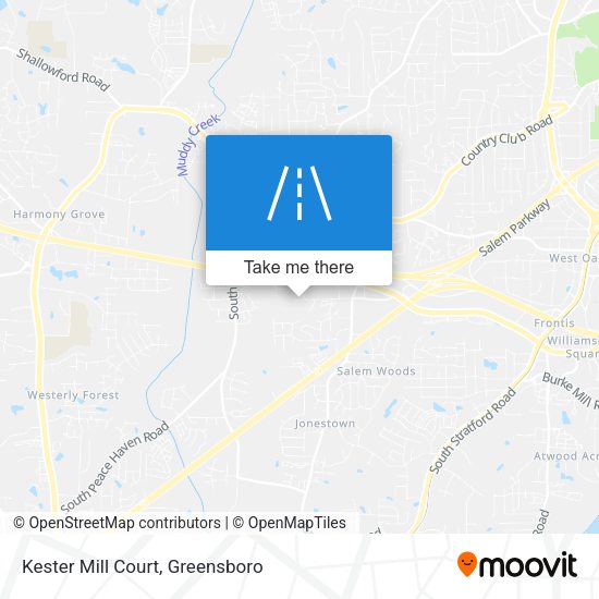 Kester Mill Court map