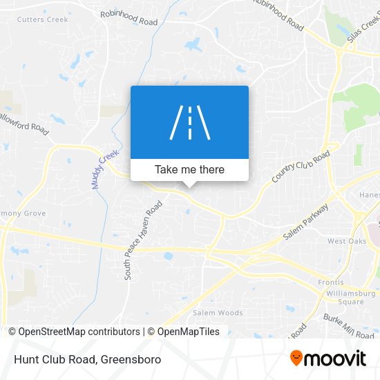 Hunt Club Road map