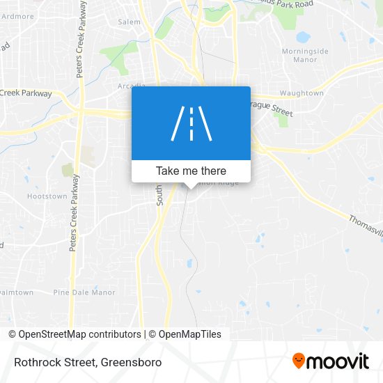 Mapa de Rothrock Street