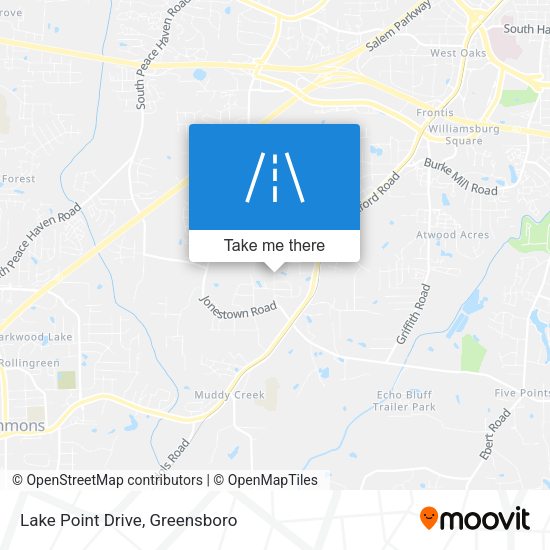 Lake Point Drive map