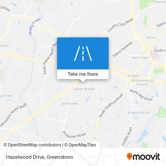 Mapa de Hazelwood Drive