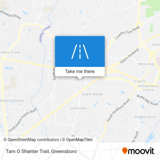 Tam O Shanter Trail map