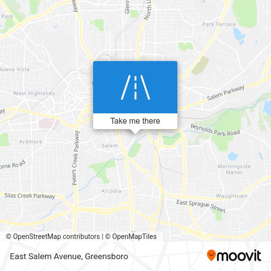 East Salem Avenue map
