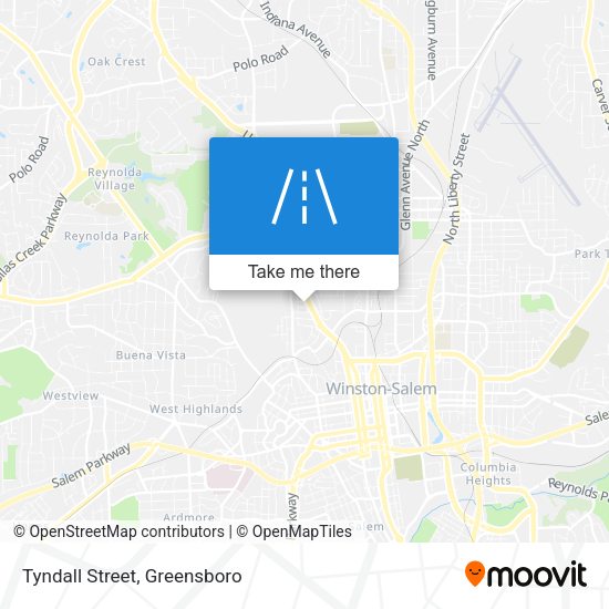Tyndall Street map