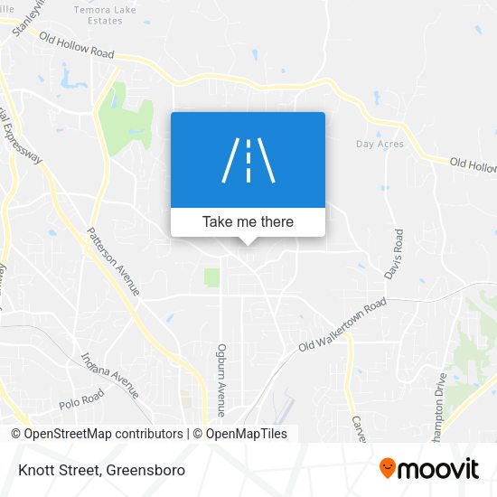 Mapa de Knott Street