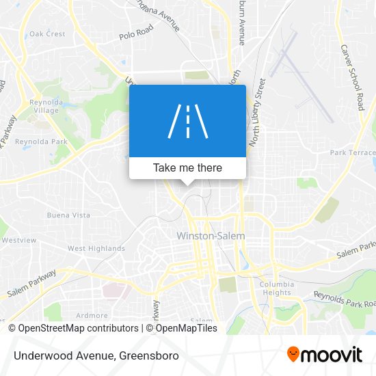 Mapa de Underwood Avenue