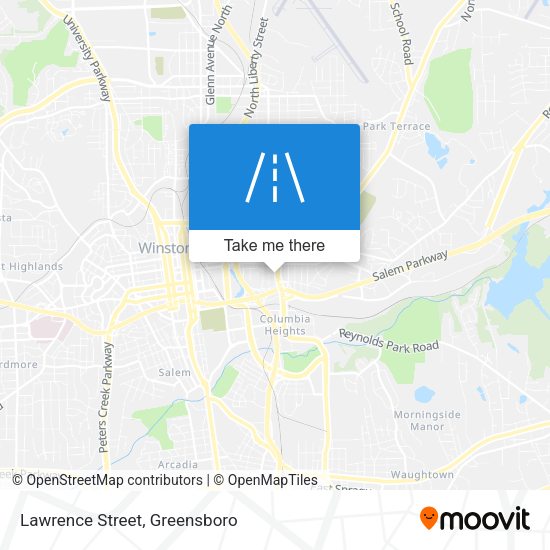 Lawrence Street map